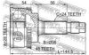 FEBEST 0110-NLP10A48 Joint, drive shaft